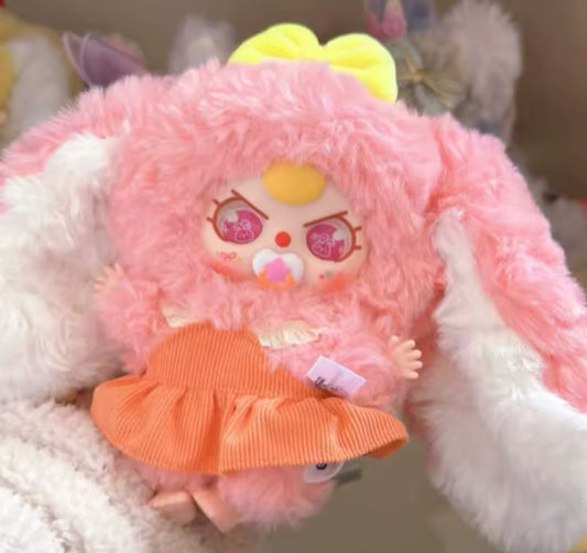 Baby Three Macaron Rabbits Version 2