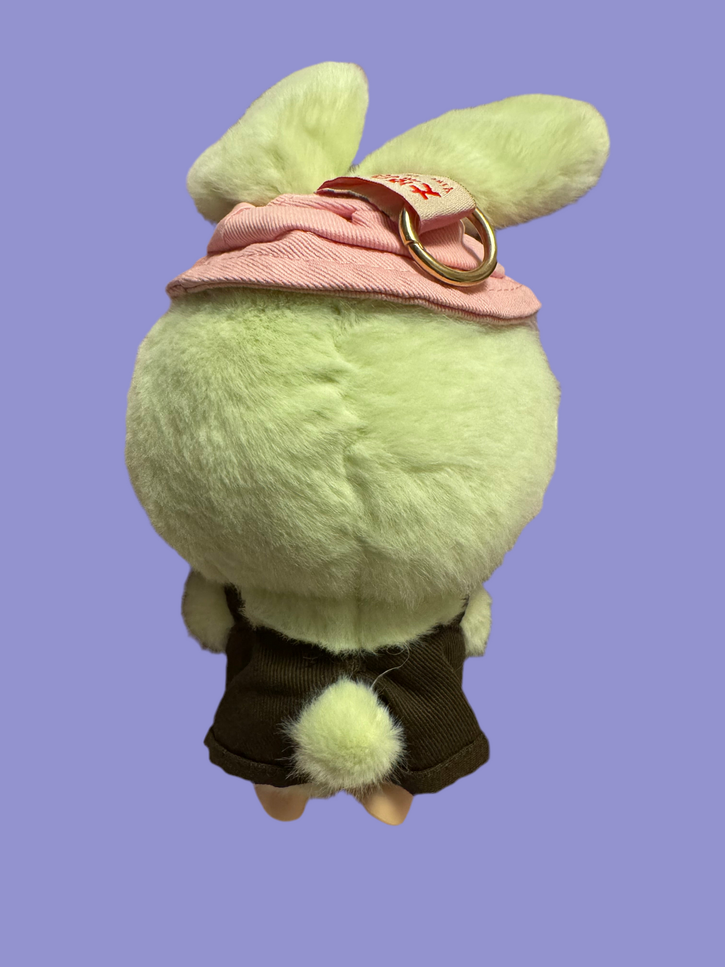 Baby Three Macaron Bunny  keychain plush