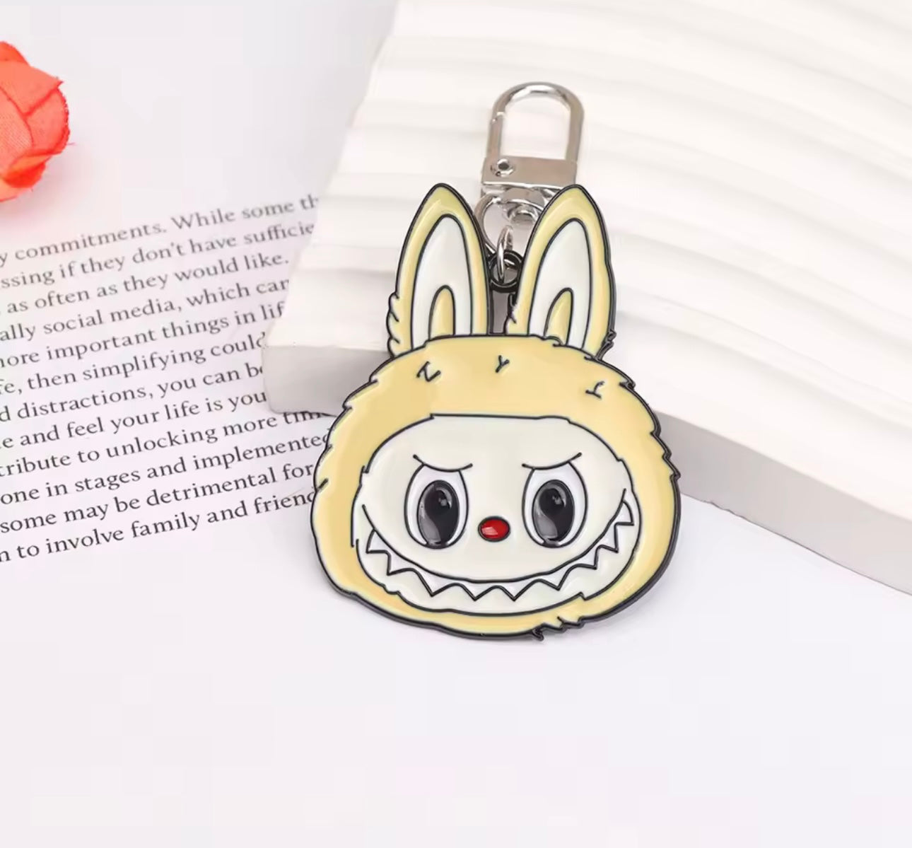 Labubu Metal Keychain