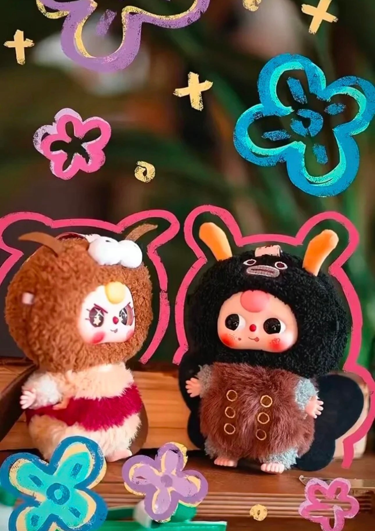 Baby Three Elf Plush keychain