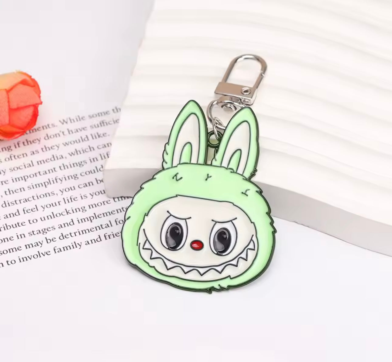 Labubu Metal Keychain