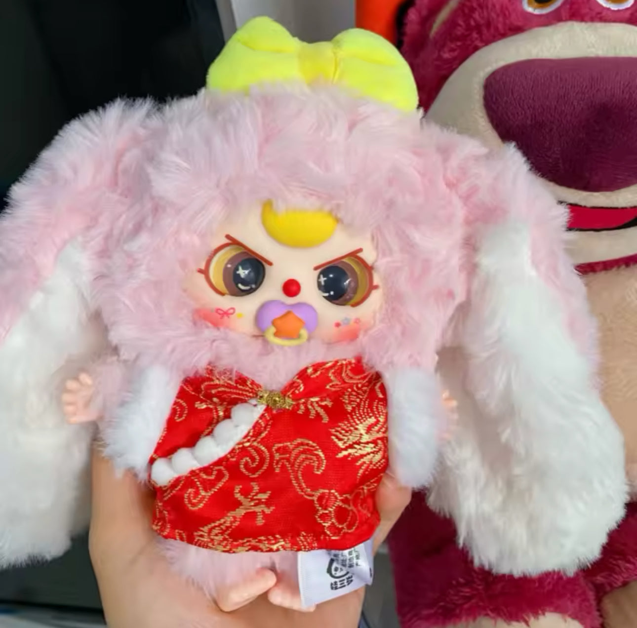 Baby Three Macaron Rabbits Version 2