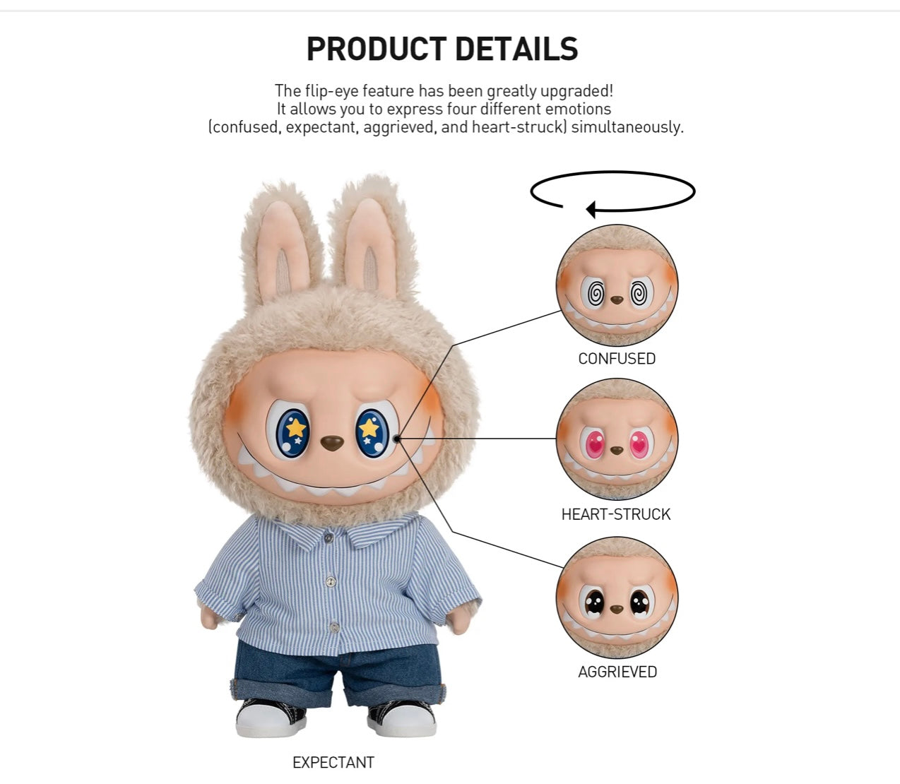 The Monsters -Flip with Me big plush