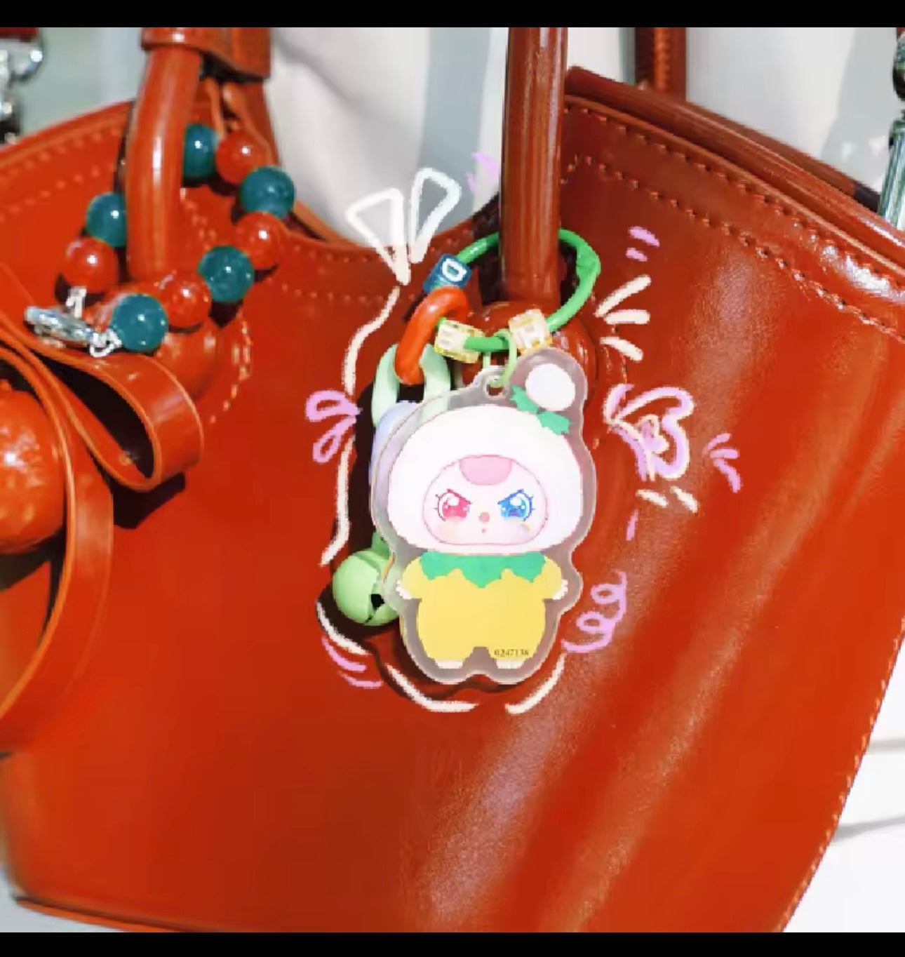 Baby Three Acrylic Keychains