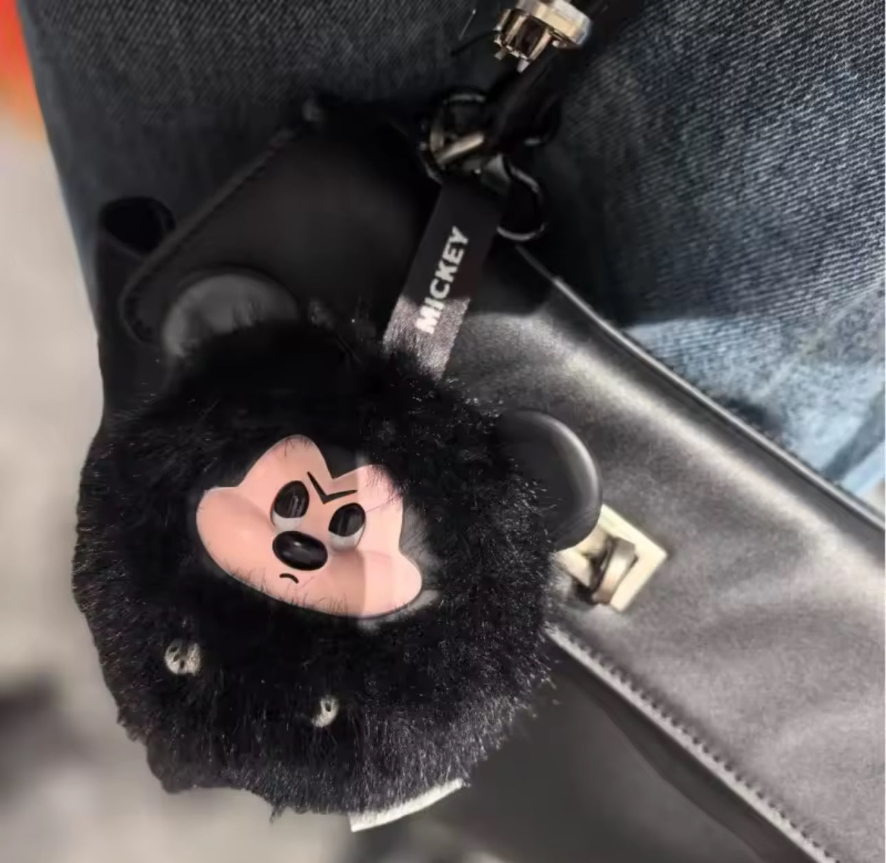 Mickey Mouse Plush Ball Pendant