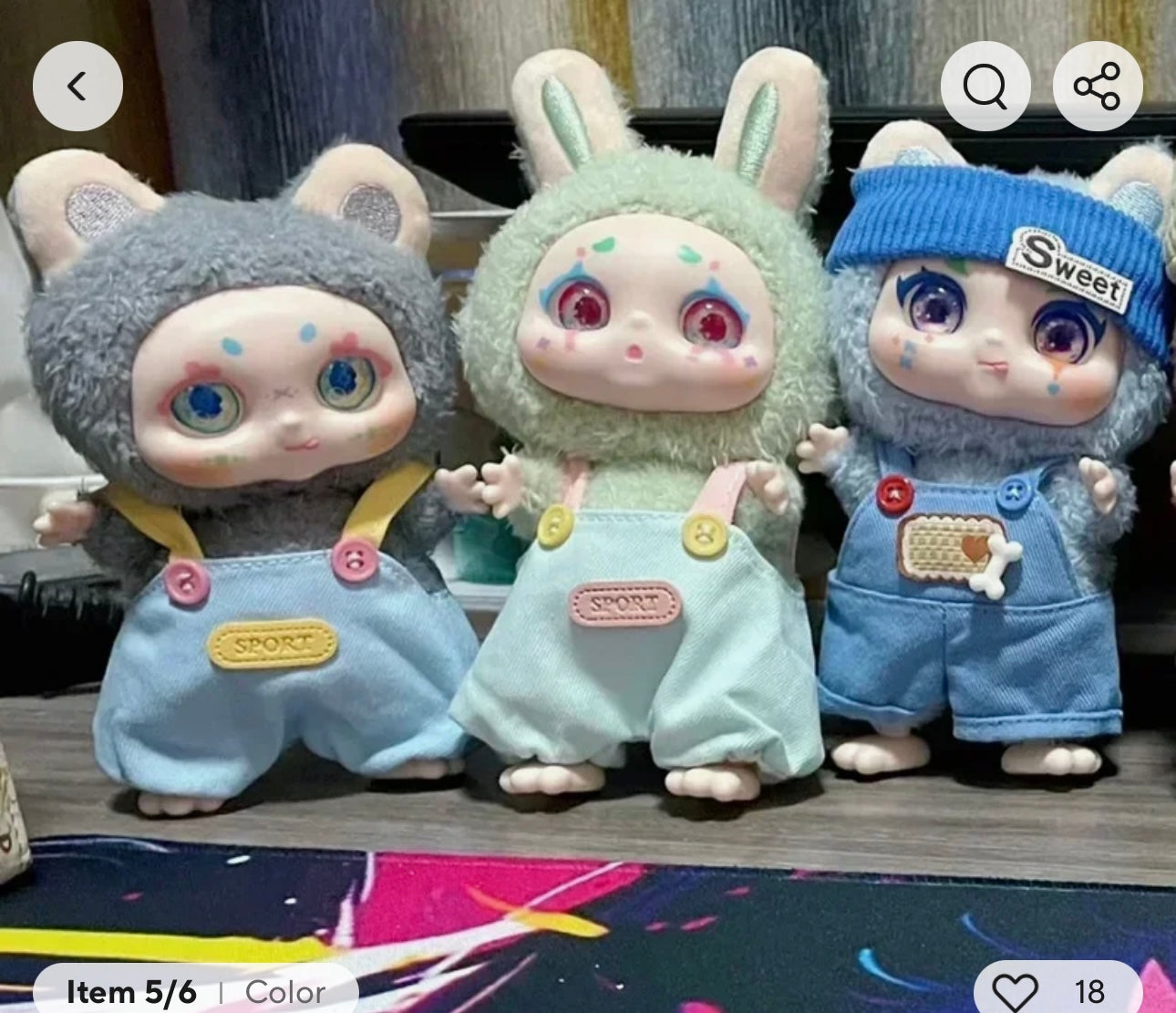 Kimmon ‘I’m a Mimon ‘ plush keychain