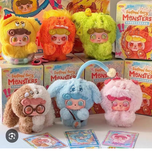Q-Kids Emotionally Hairy Monsters