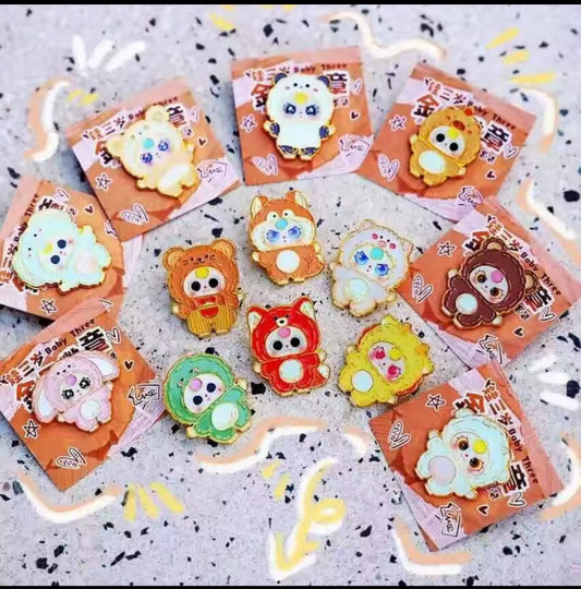 Baby Three Lapel pins