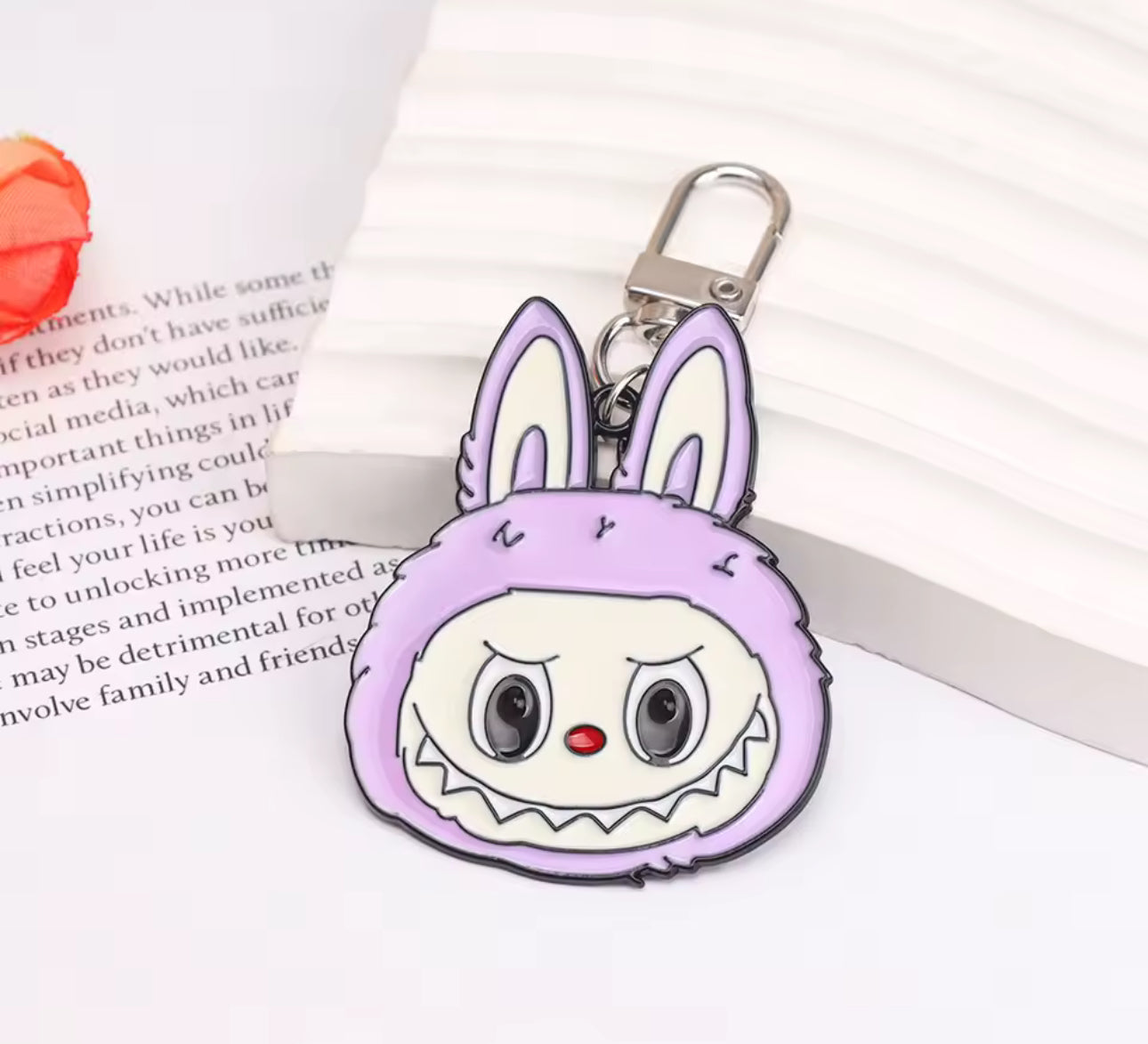 Labubu Metal Keychain