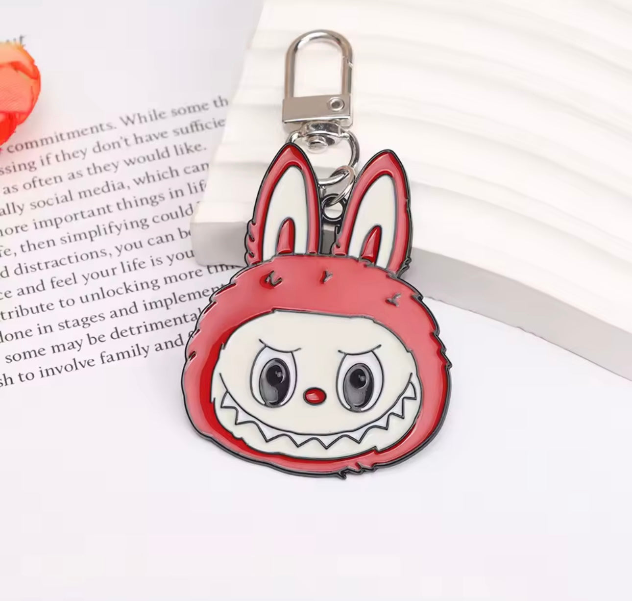 Labubu Metal Keychain