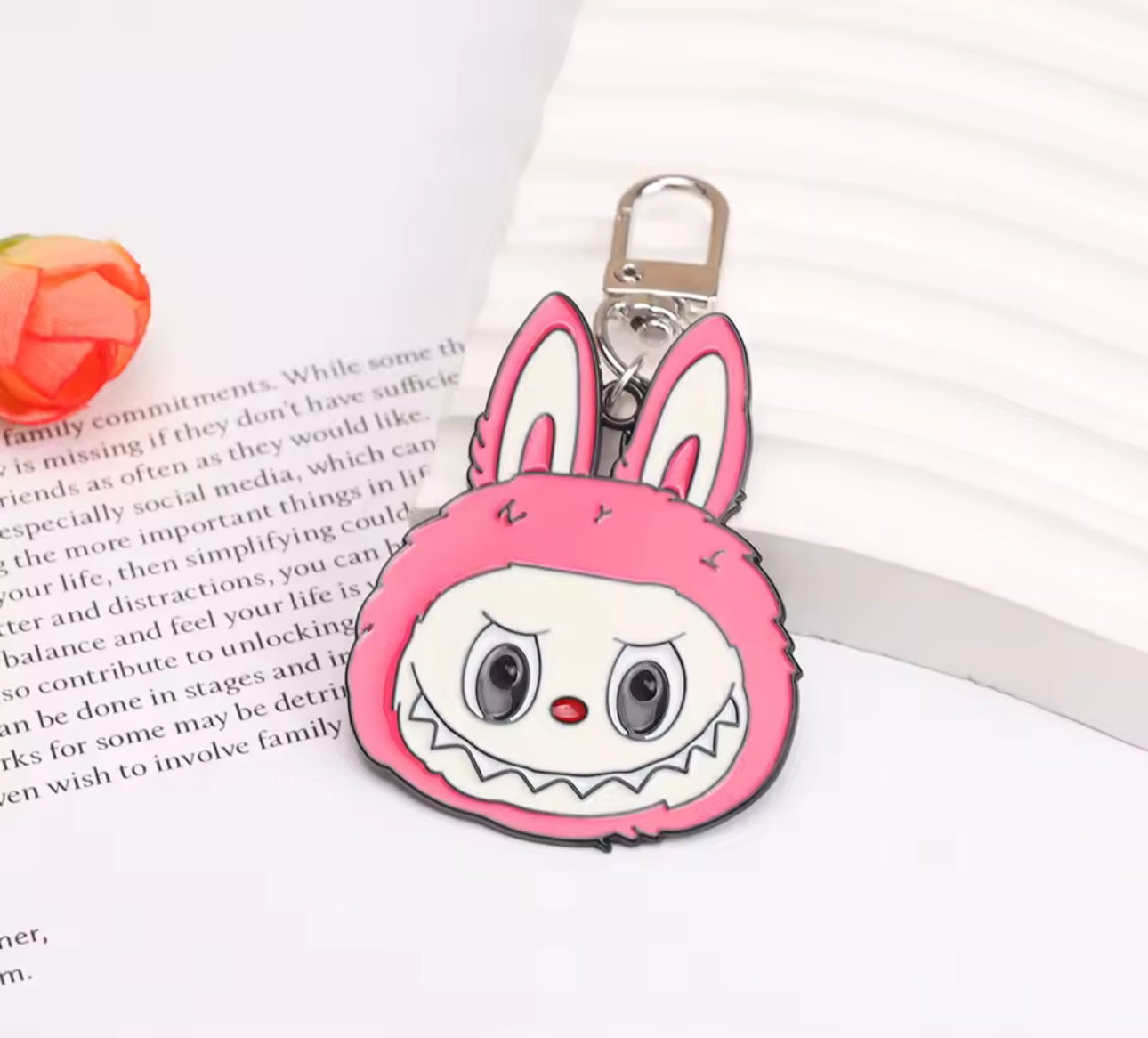 Labubu Metal Keychain