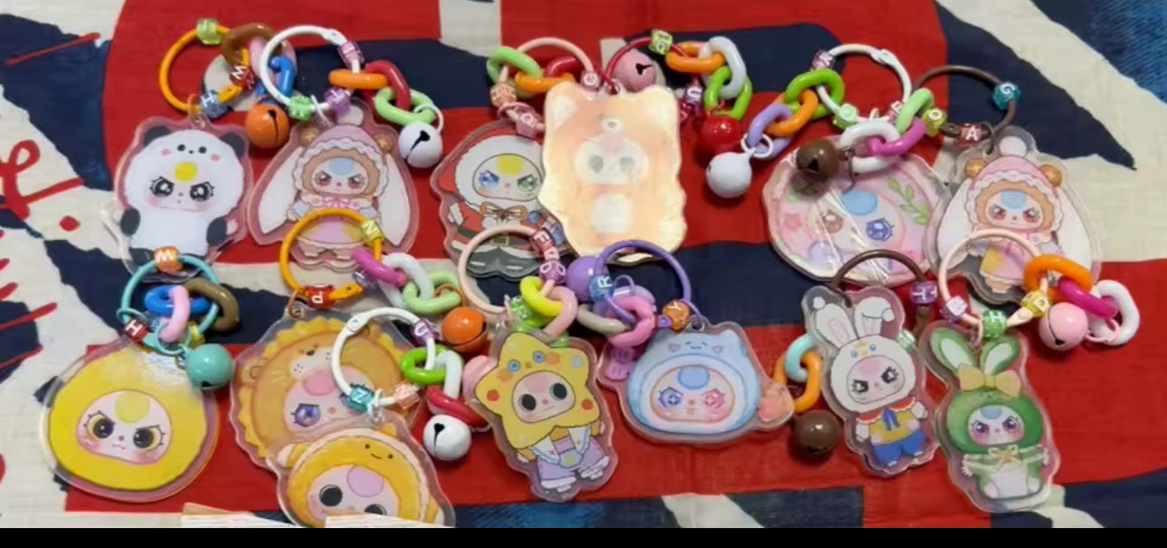 Baby Three Acrylic Keychains